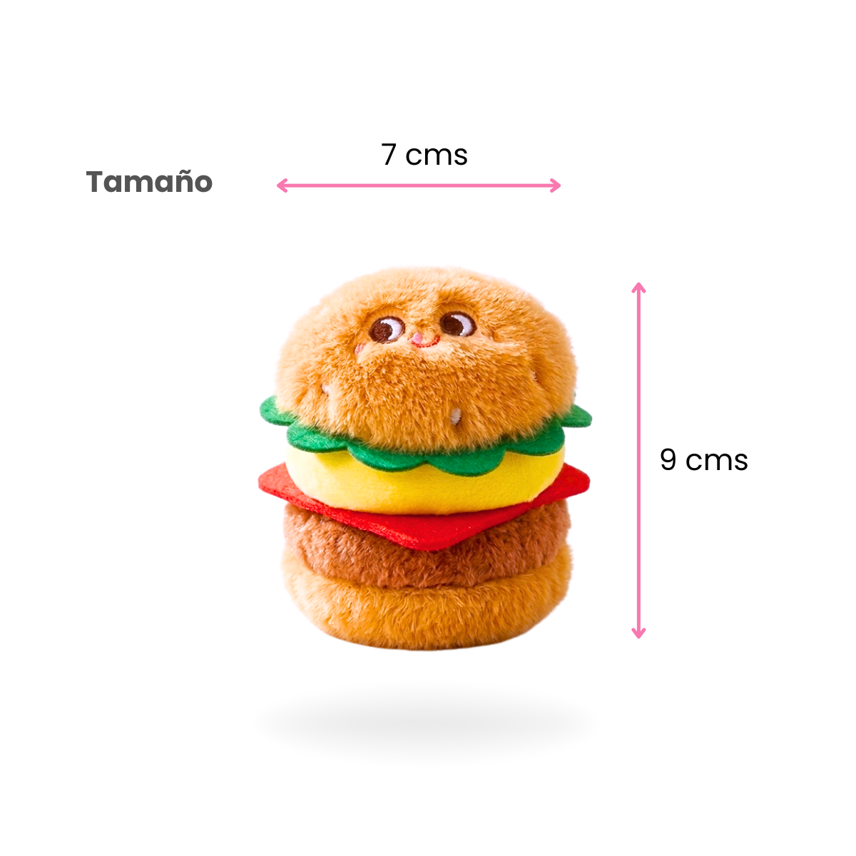 Llavero Mini Burger Plushie - Tu nueva mejor amiga 🍟