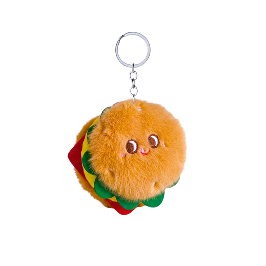 Llavero Mini Burger Plushie - Tu nueva mejor amiga 🍟