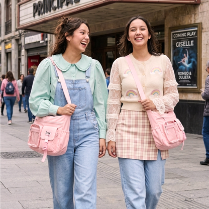 💖 Bolso Cruzado Universitario o Colegio Candy Pop! 💖