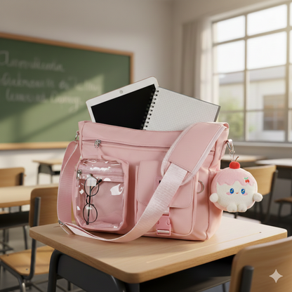 💖 Bolso Cruzado Universitario o Colegio Candy Pop! 💖