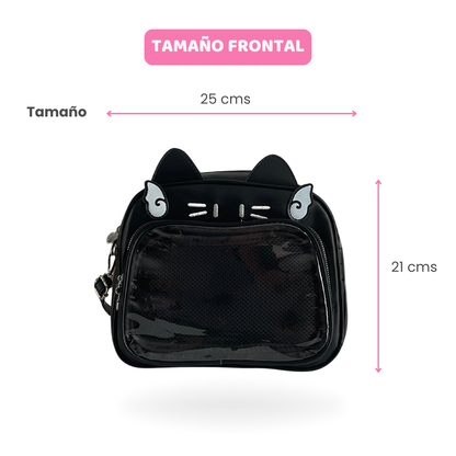 Mochila Bolso Kawaii Negra