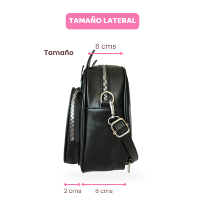 Mochila Bolso Kawaii Negra