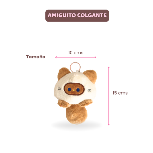 LLavero Gatito Café